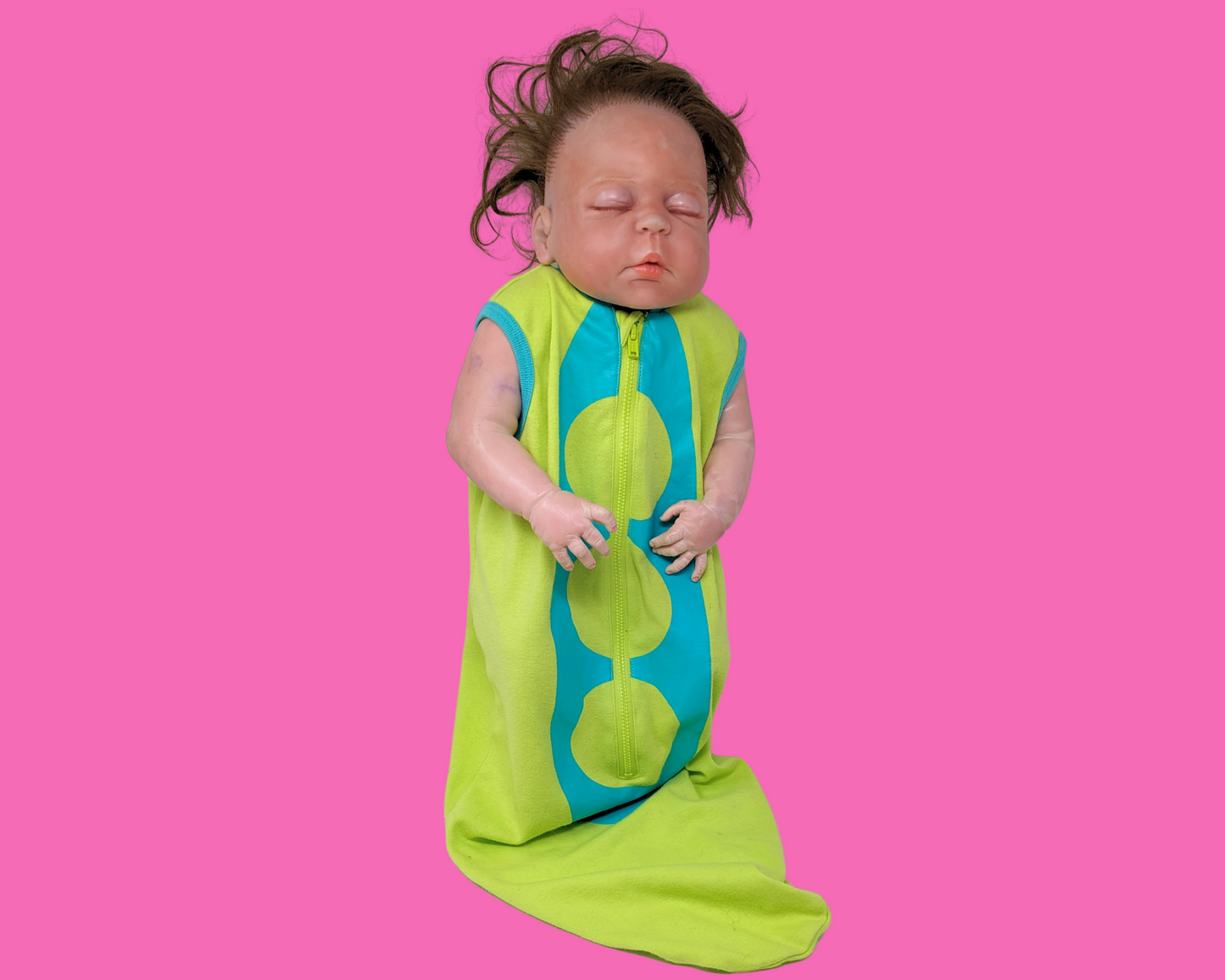 Creepy, Realistic Sleeping Baby Doll