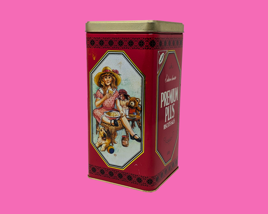 Vintage 1990's Christie Crackers Tin Box