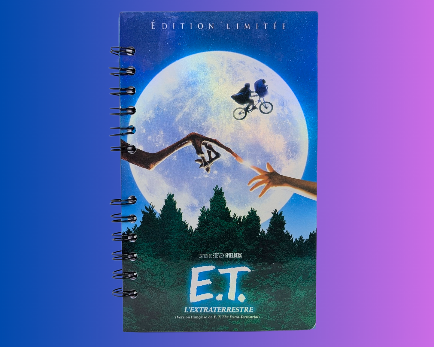 E.T The Extra Terrestrial VHS Movie Notebook