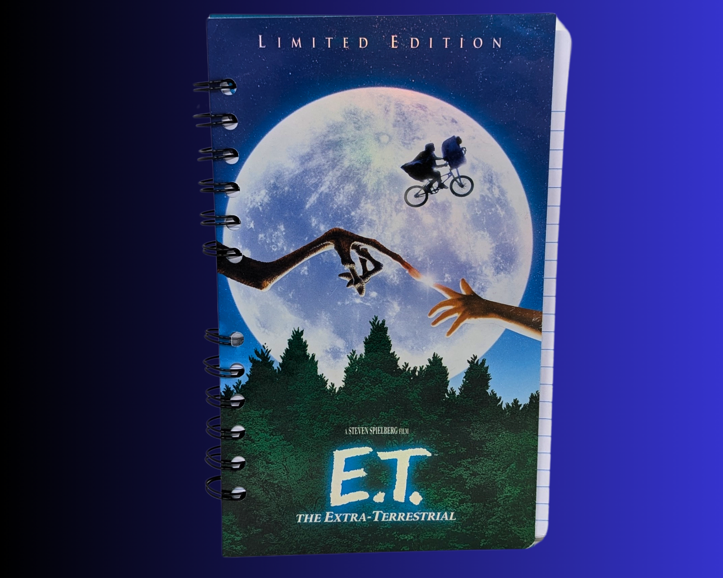 E.T The Extra Terrestrial VHS Movie Notebook