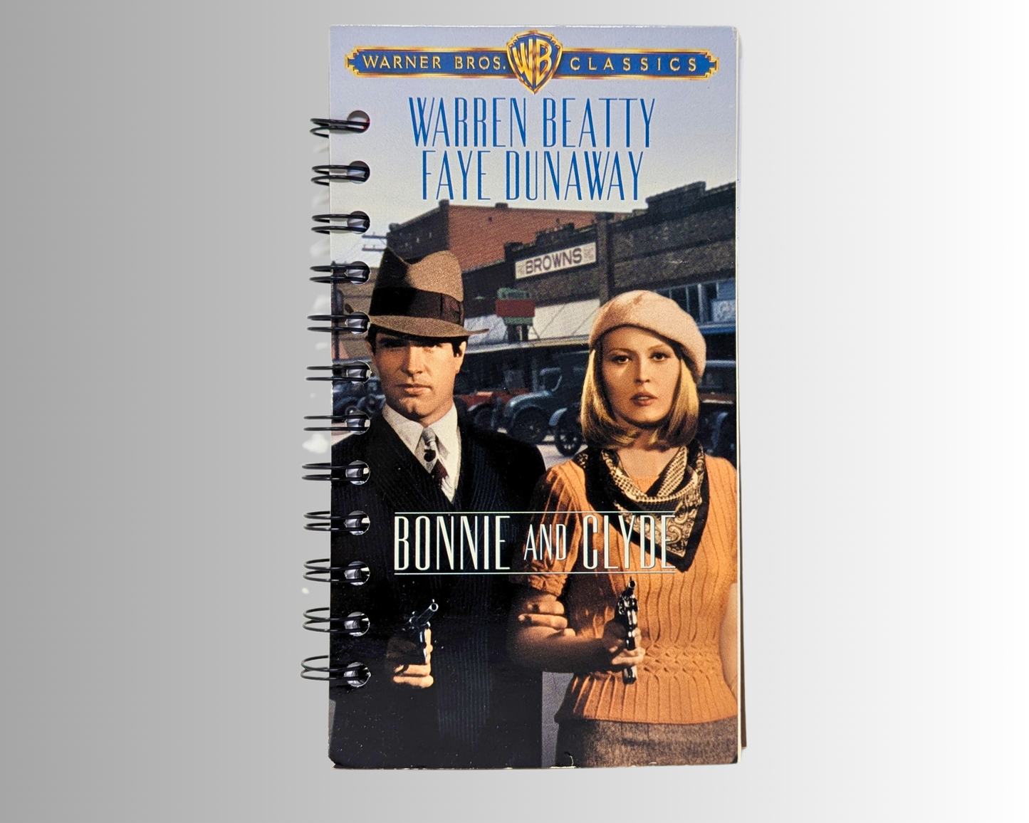 Bonnie and Clyde VHS Movie Notebook