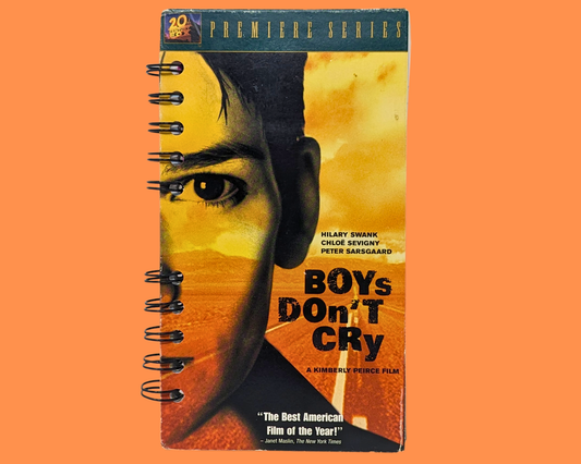 Boys Don't Cry VHS Movie Notebook