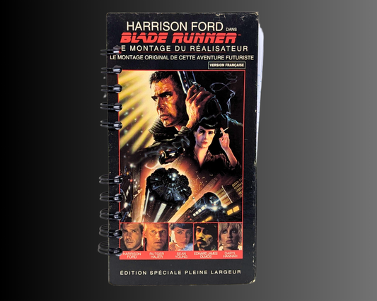 Blade Runner, French Version VHS Movie Notebook