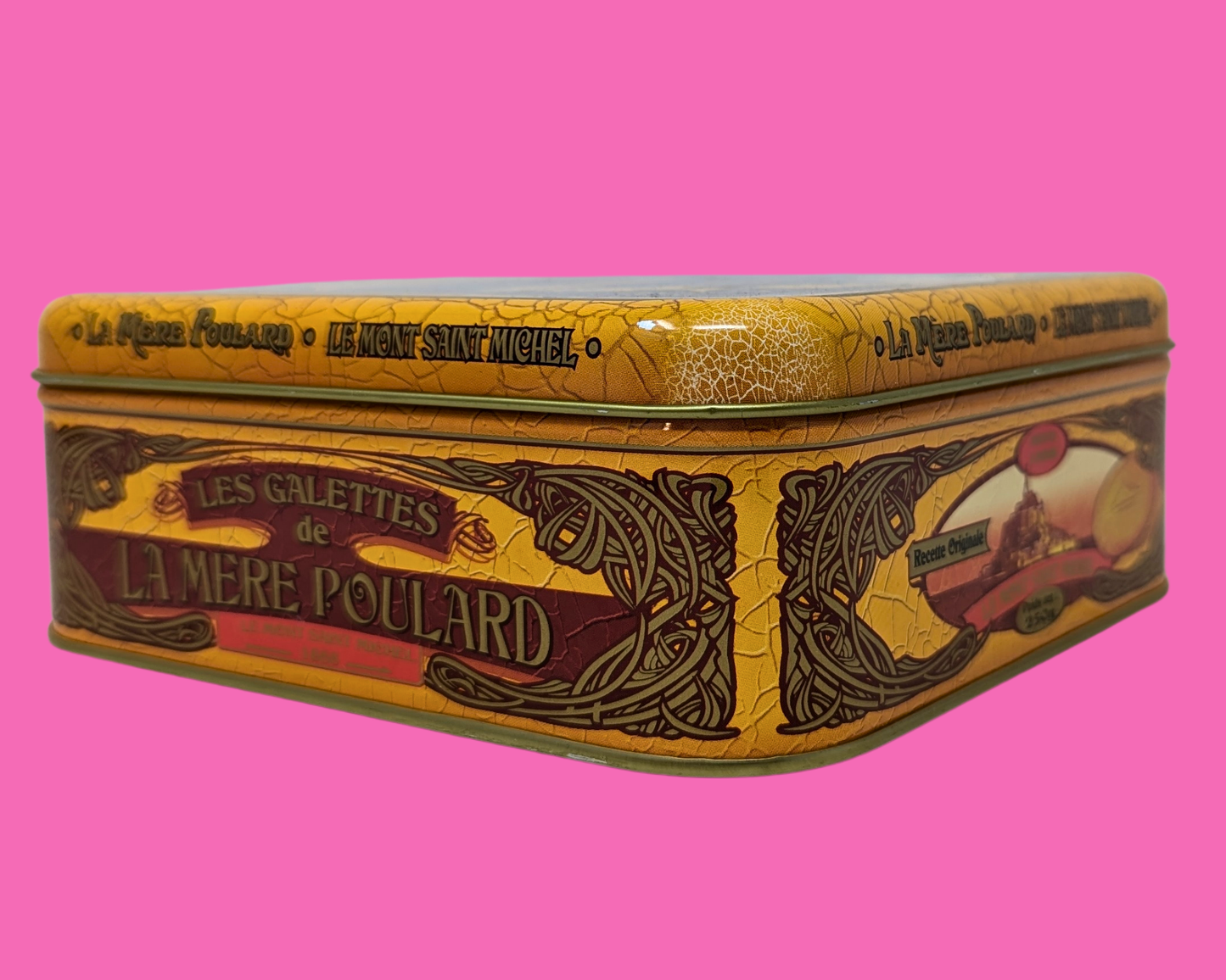 Vintage La Mère Poulard, Mont-Saint-Michel Tin Box