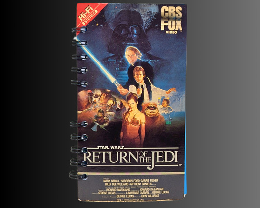 Star Wars The Return of the Jedi VHS Movie Notebook