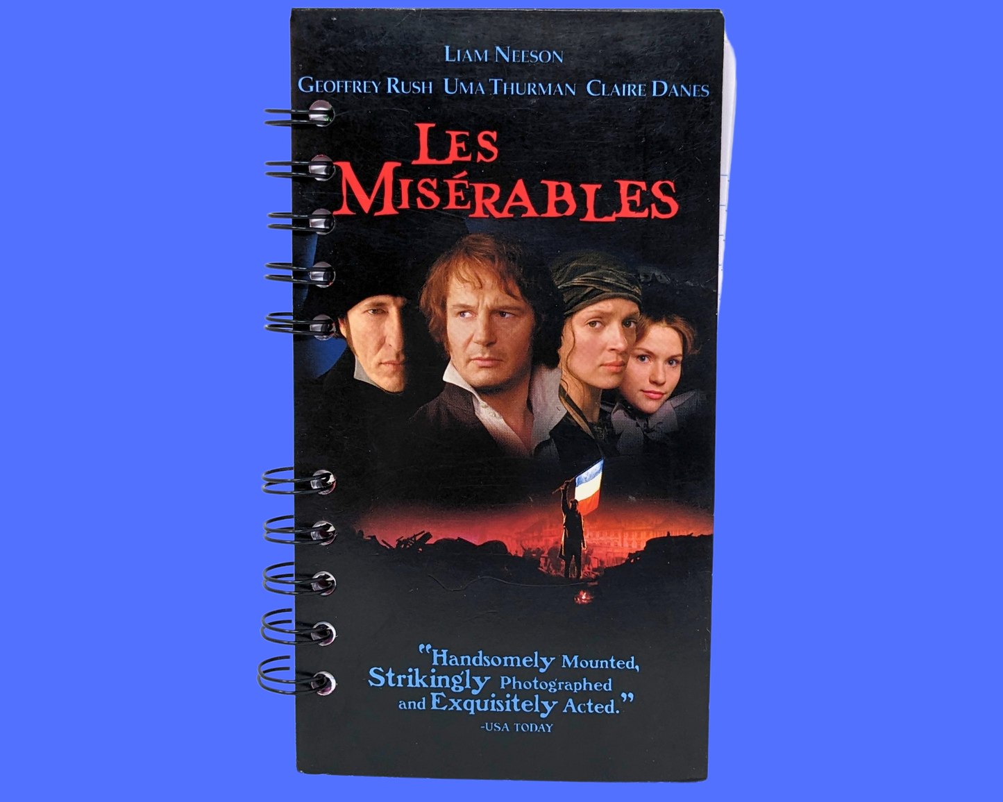 Les Misérables VHS Movie Notebook