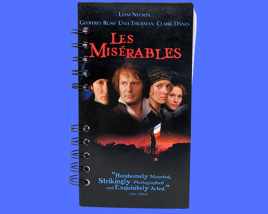 Les Misérables VHS Movie Notebook