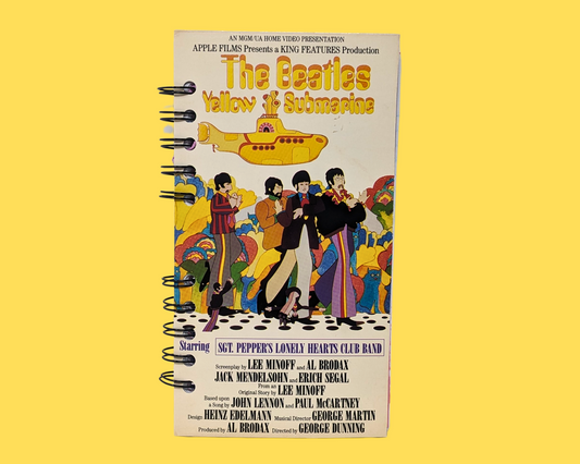 The Beatles Yellow Submarine VHS Movie Notebook