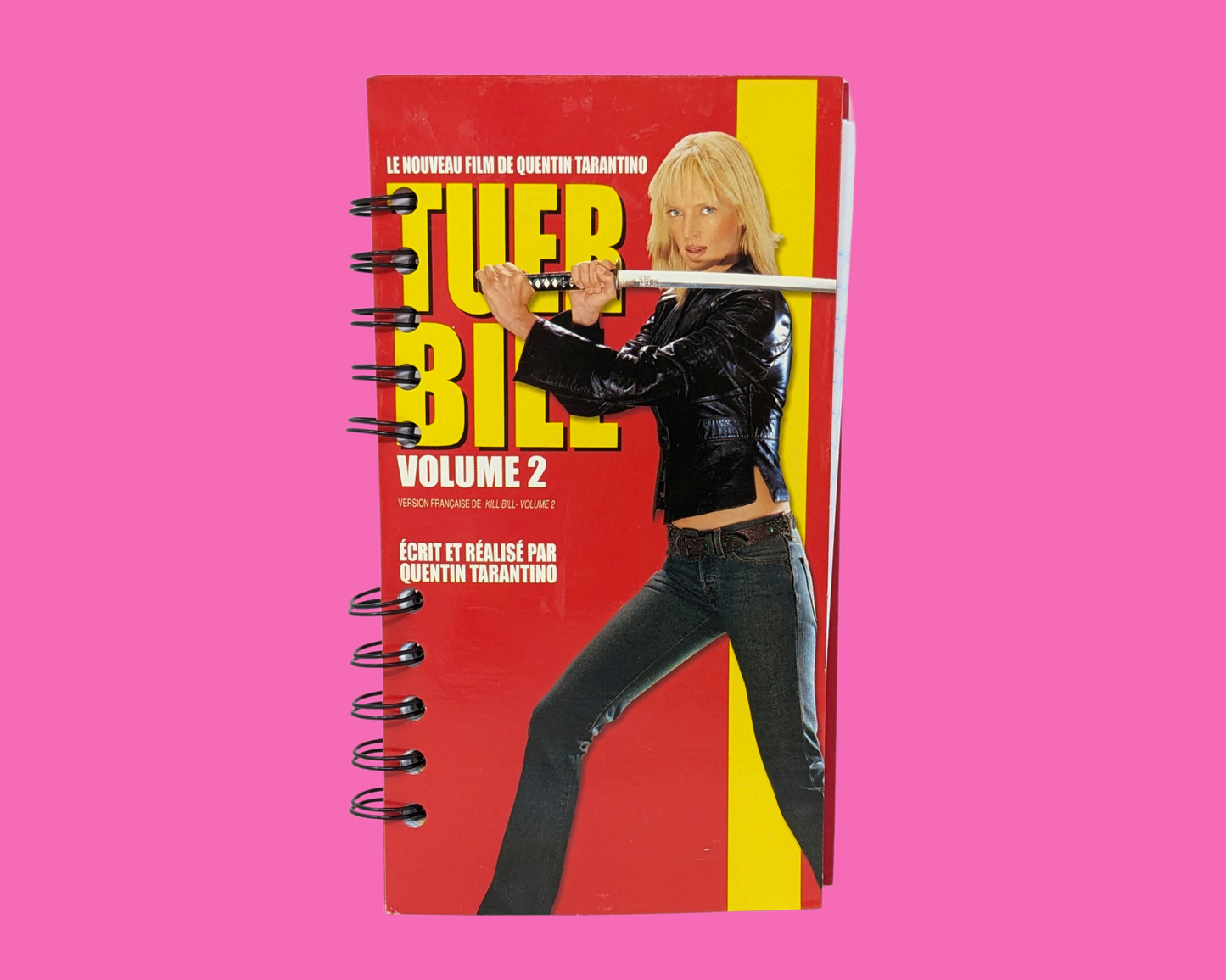 Kill Bill 2 VHS Movie Notebook