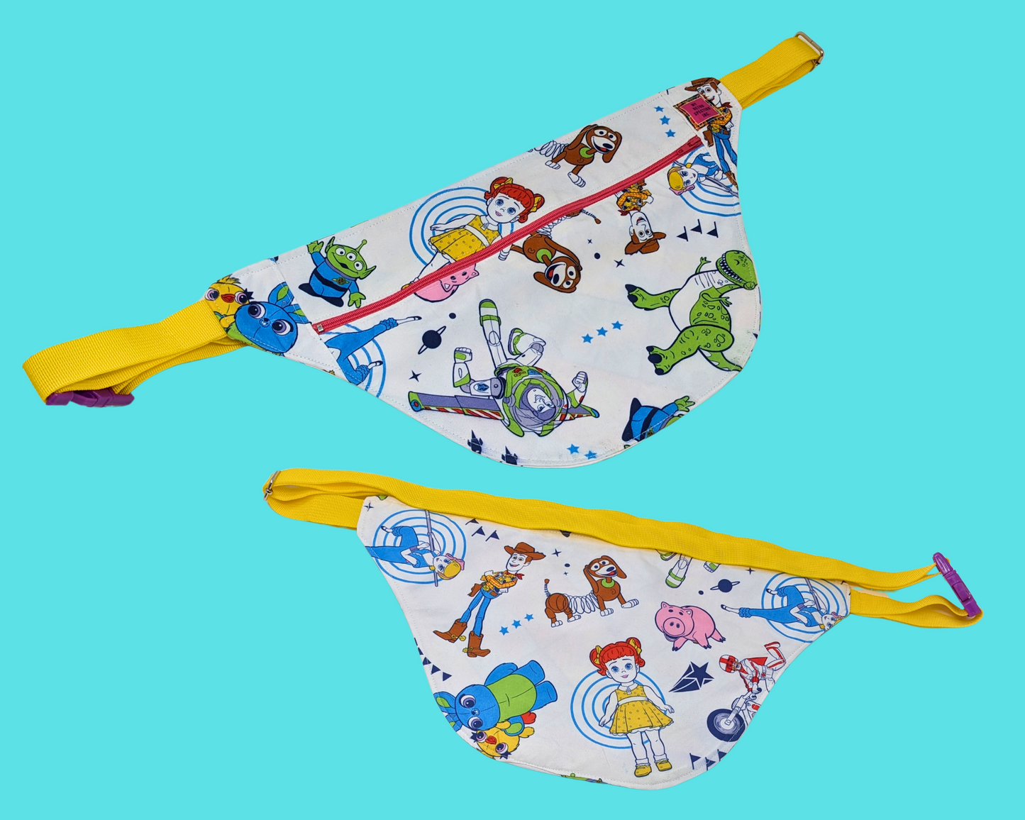 Handmade, Upcycled Toy Story Fanny Pack