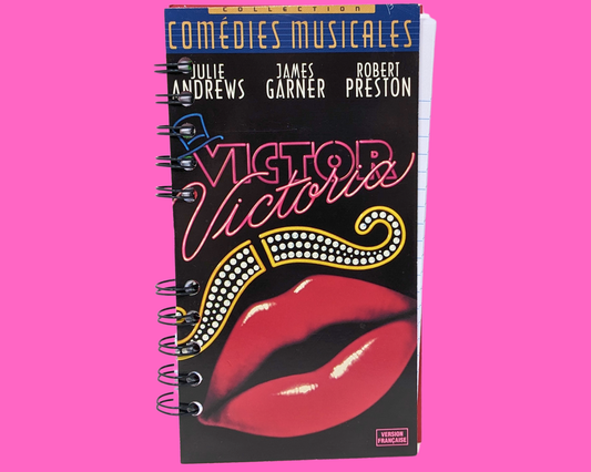 Victor Victoria VHS Movie Notebook