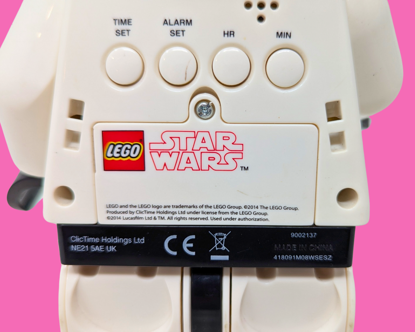 Lego Star Wars Storm Trooper Alarm Clock