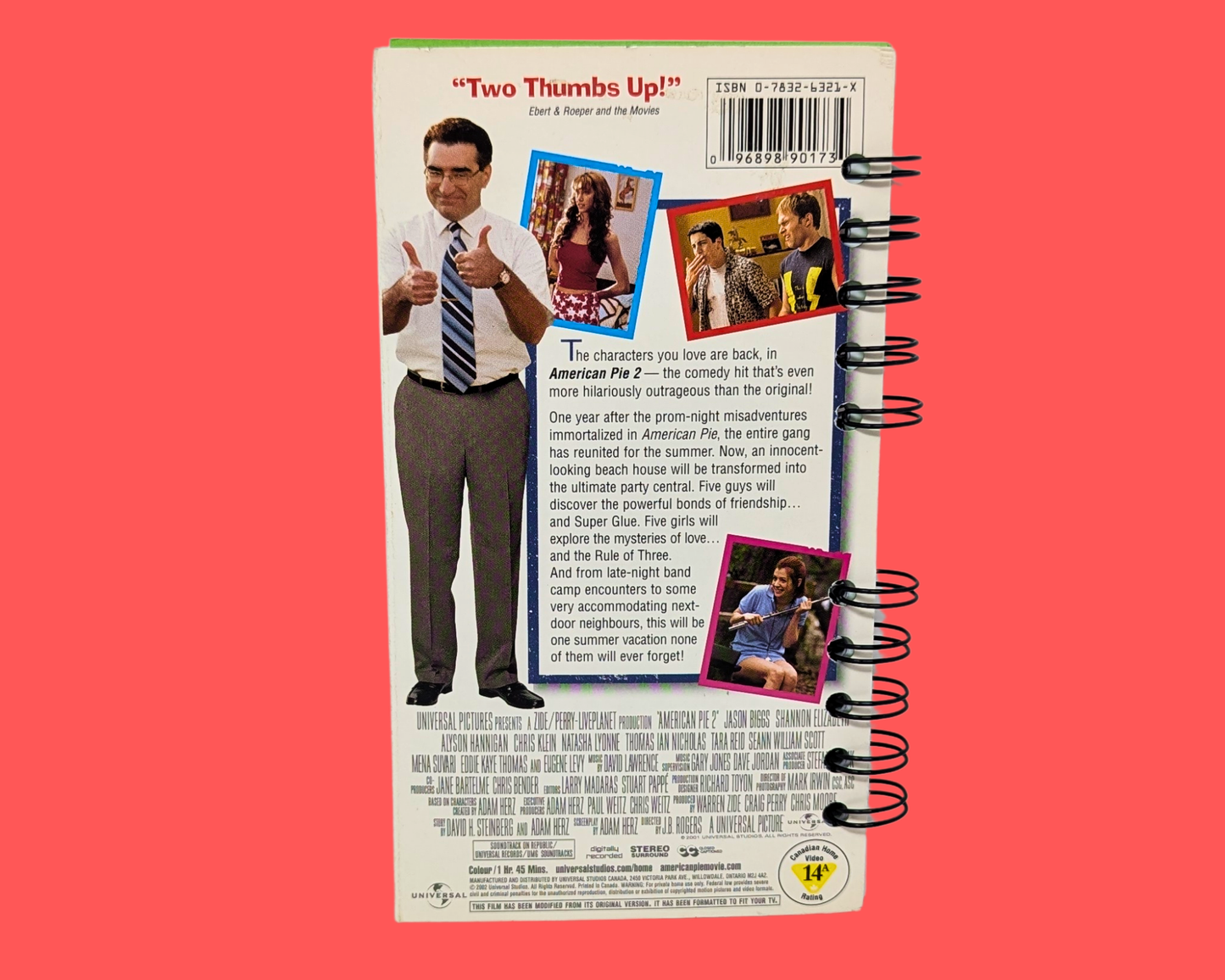 American Pie 2 VHS Movie Notebook