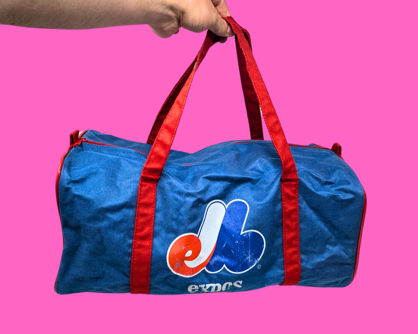 Vintage 1980's Baseball Montreal Expos Bag