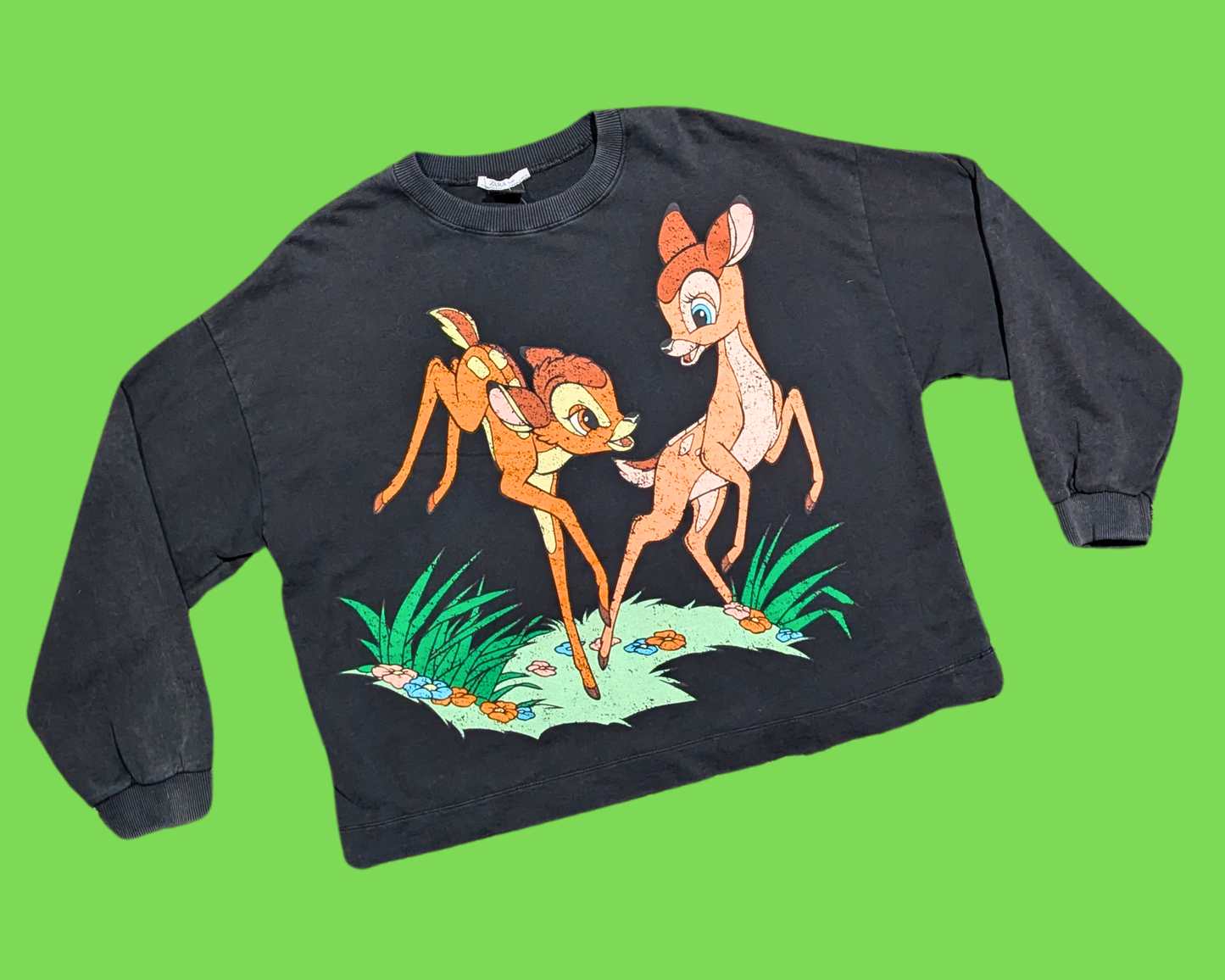 Y2K Walt Disney's Bambi Sweater Size S