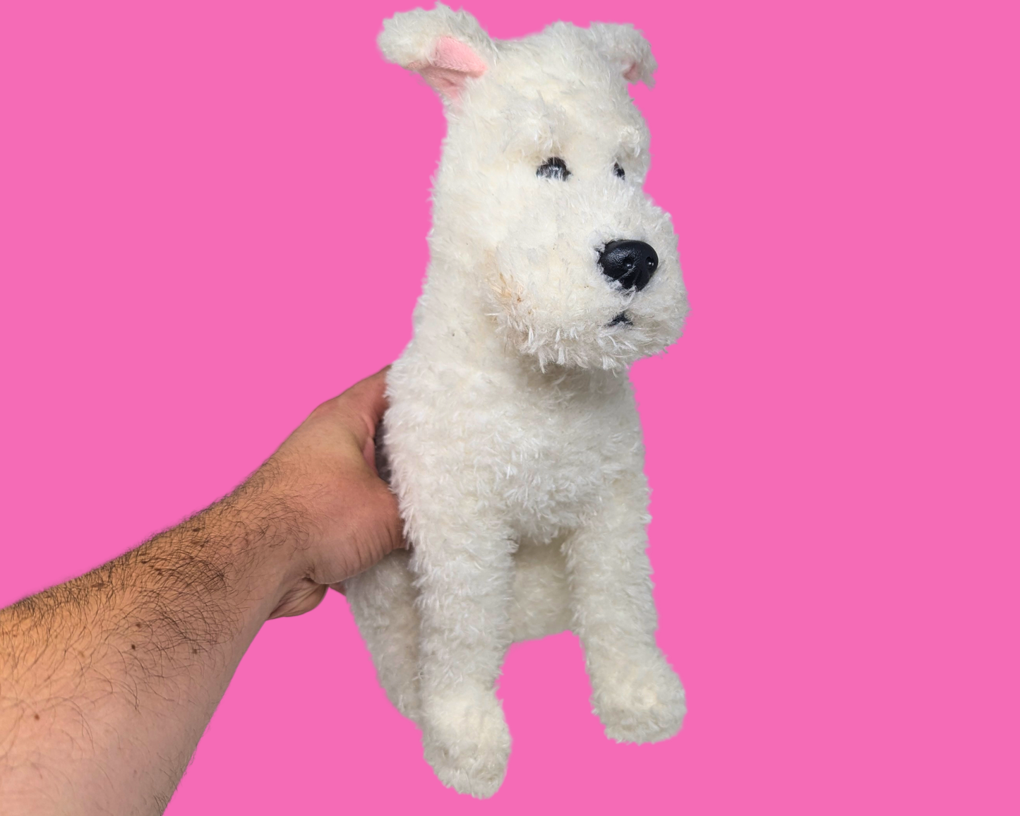 Plush TY Milou, Snowy, From the Adventures of Tintin