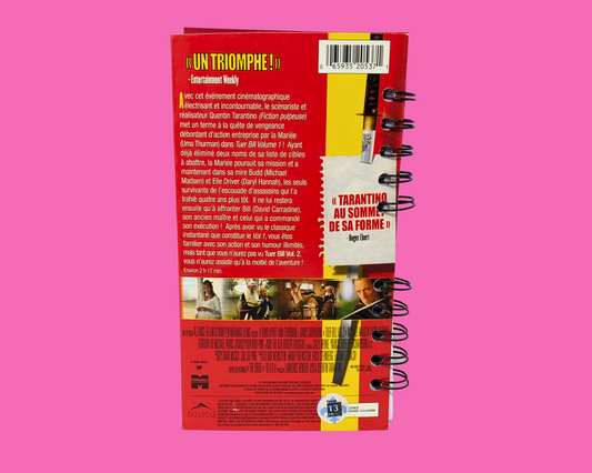 Kill Bill 2 VHS Movie Notebook