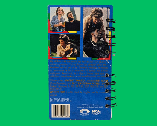 My Left Foot VHS Movie Notebook