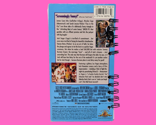 Honeymoon in Vegas VHS Movie Notebook