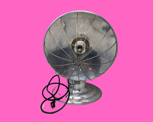 Vintage 1960's Metal Fan Transformed Into a Lamp