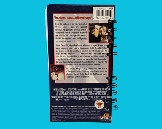 Road House VHS Movie Notebook