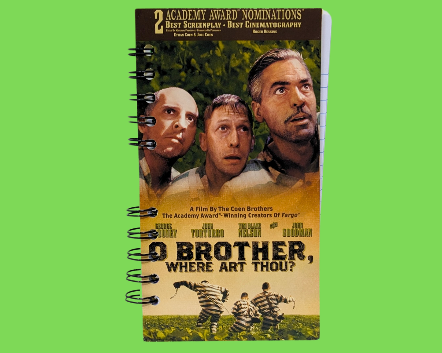 O Brother, Where Art Thou VHS Movie Notebook