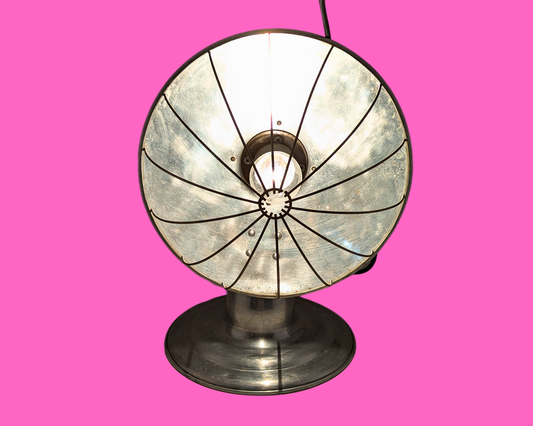 Vintage 1960's Metal Fan Transformed Into a Lamp