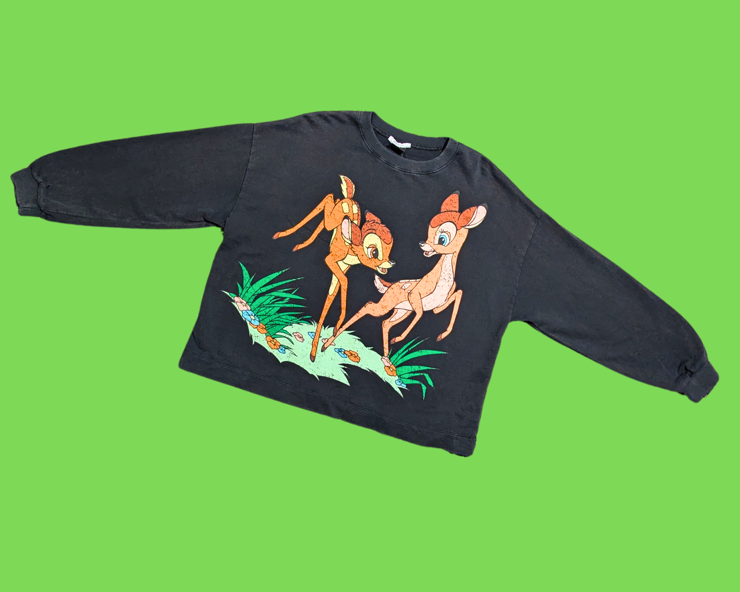 Y2K Walt Disney's Bambi Sweater Size S