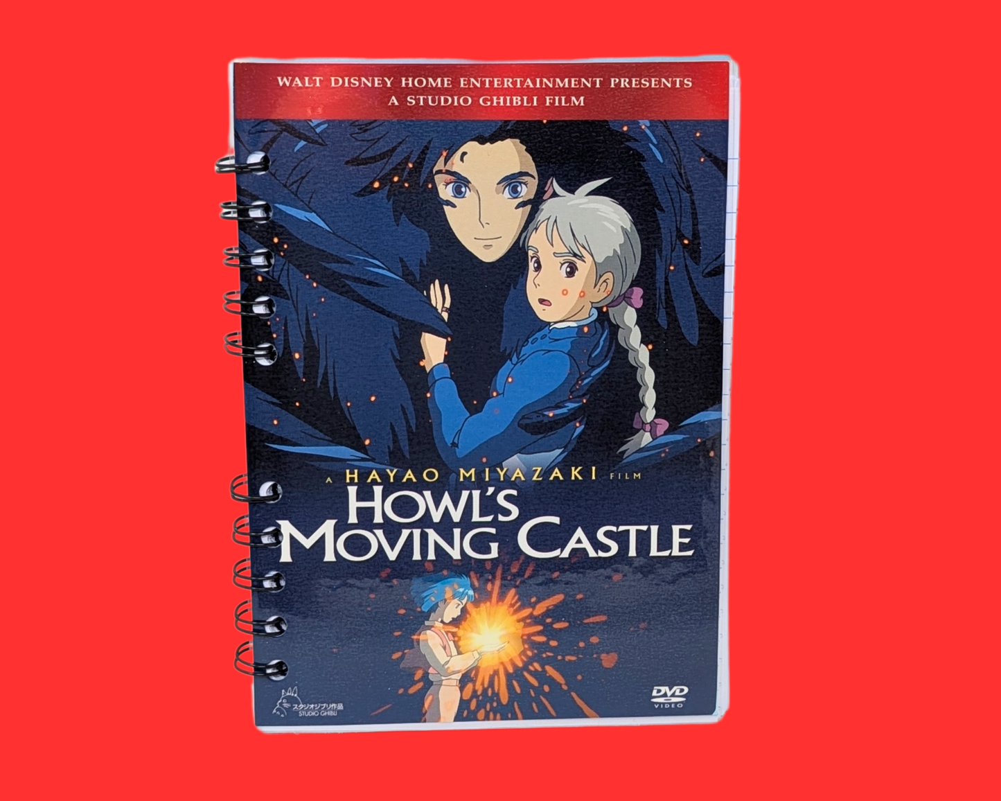 Howl's Moving Castle DVD Movie Notebook