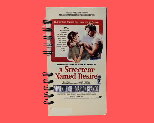 A Streetcar Named Desire VHS Movie Notebook