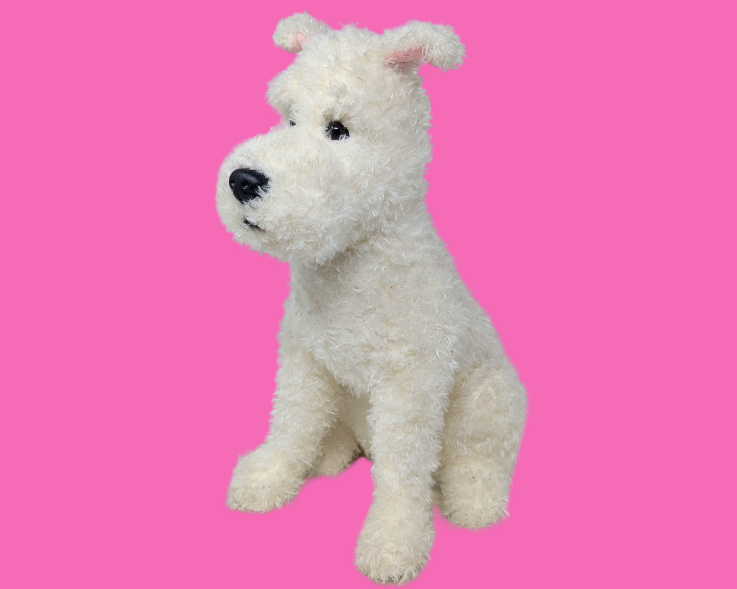 Plush TY Milou, Snowy, From the Adventures of Tintin