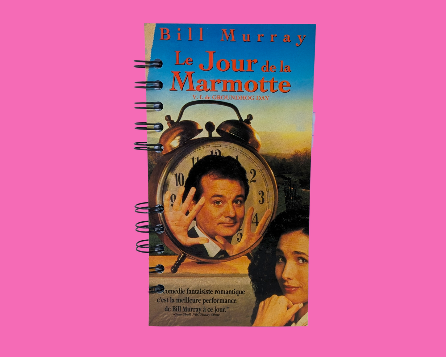 Groundhog Day VHS Movie Notebook