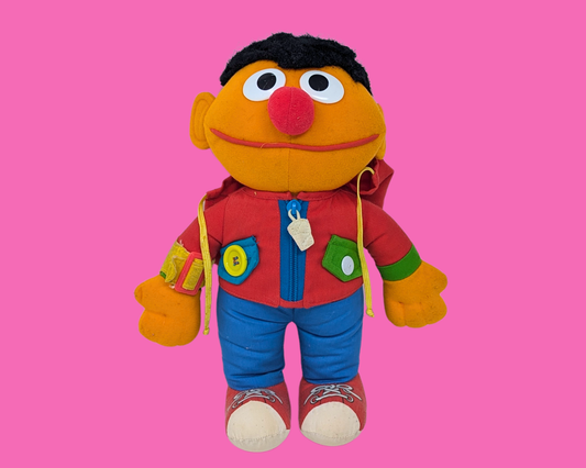 Vintage 1990's Sesame Street's Ernie Plush Toy