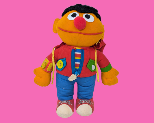 Vintage 1990's Sesame Street's Ernie Plush Toy