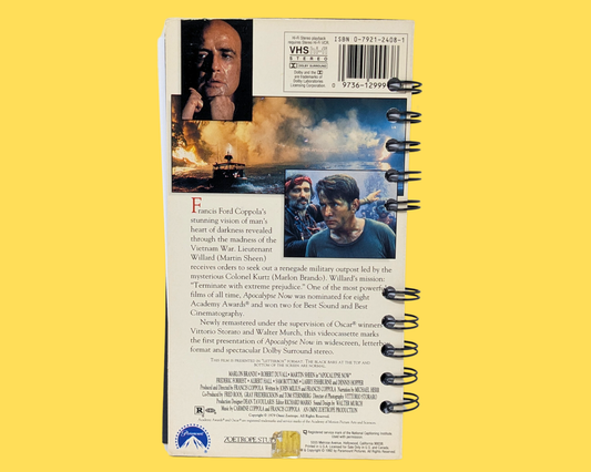 Apocalypse Now VHS Movie Notebook