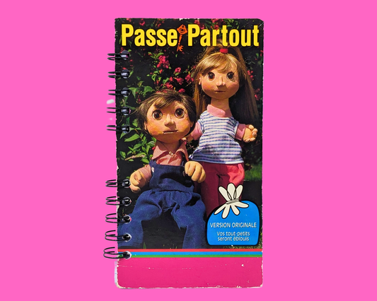 Passe Partout VHS Movie Notebook