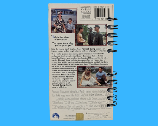 Forrest Gump VHS Movie Notebook