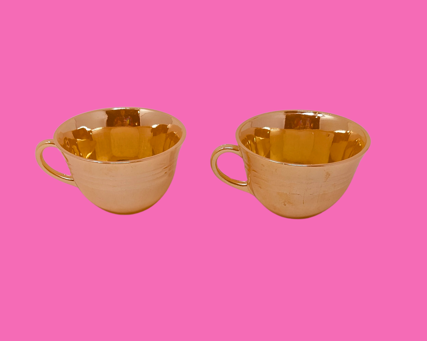 Vintage 1960's Fire King Cups, Set of 2