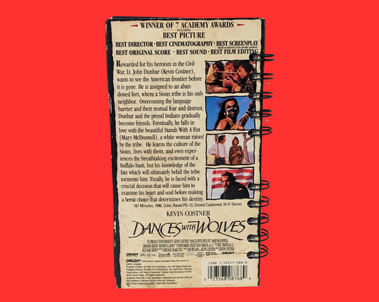 Dances with Wolves VHS Movie Notebook