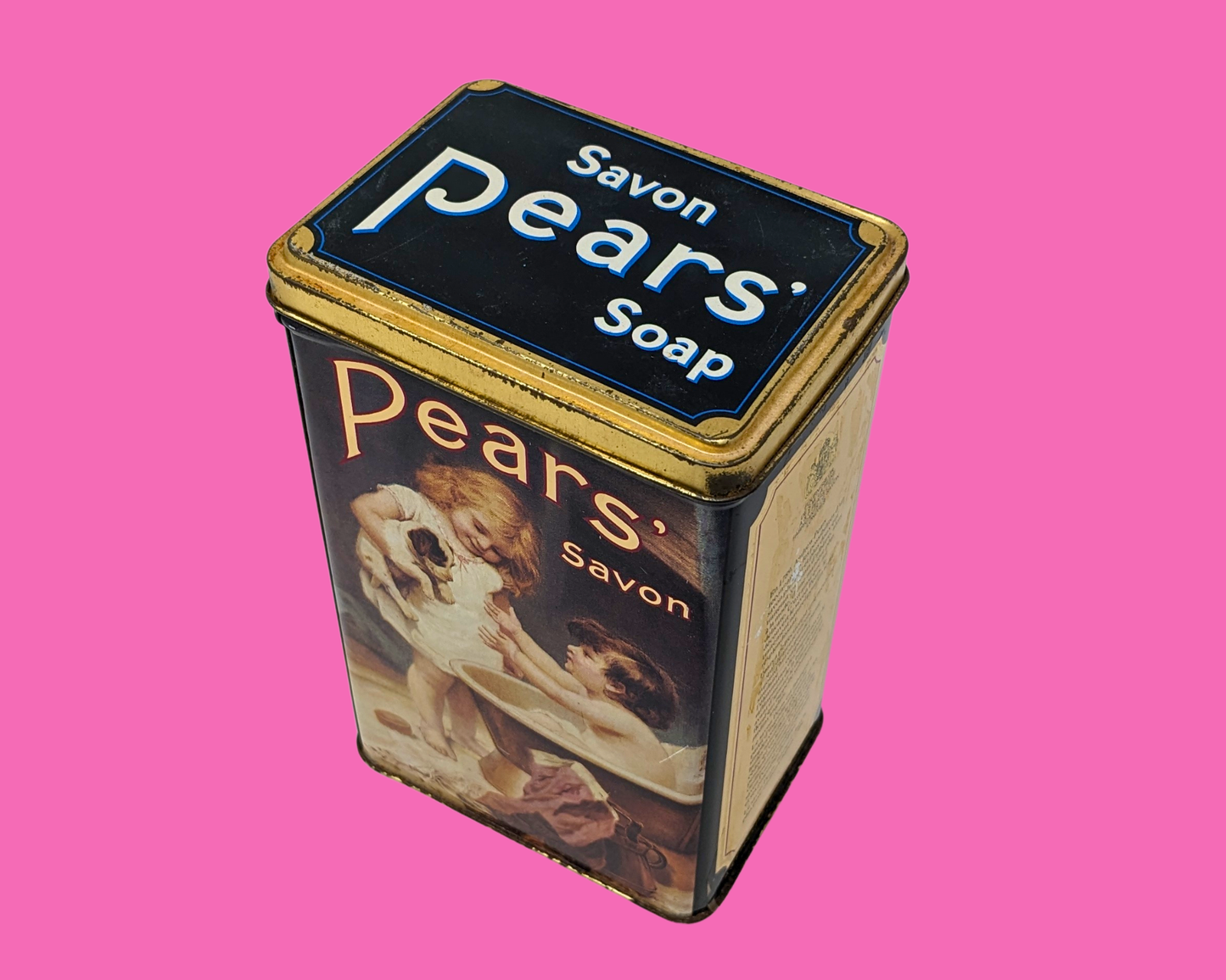 Vintage 1990's Pears' Savon Tin Box