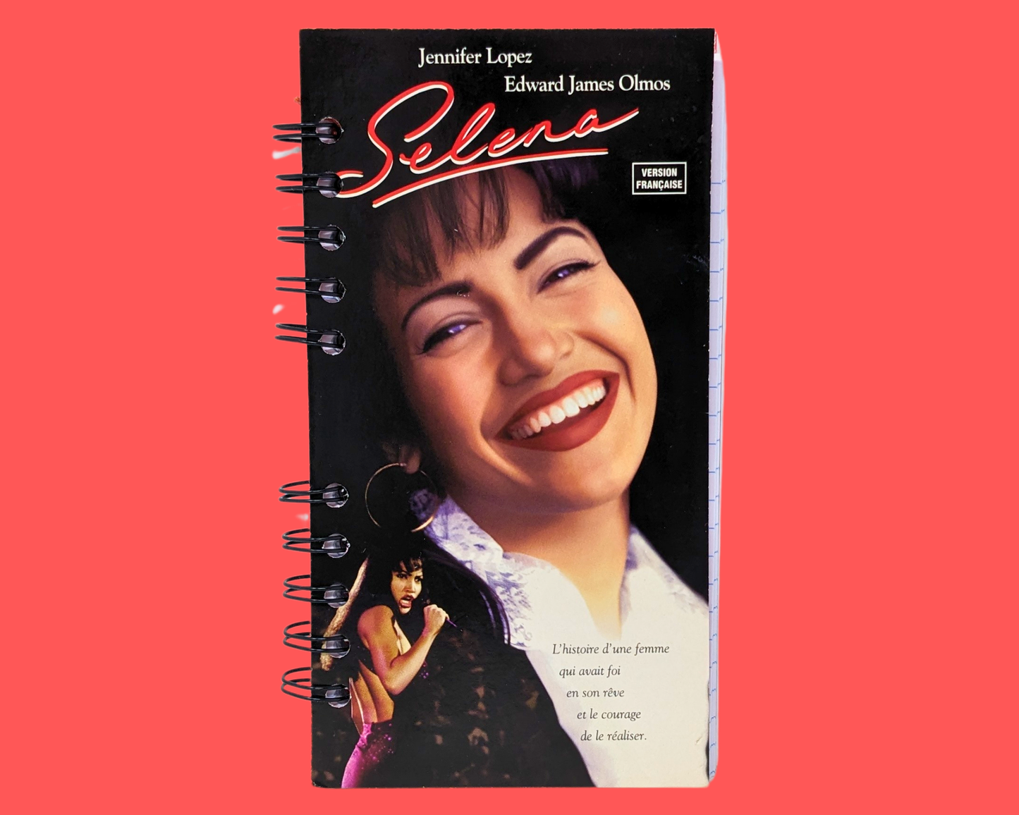 Selena VHS Movie Notebook