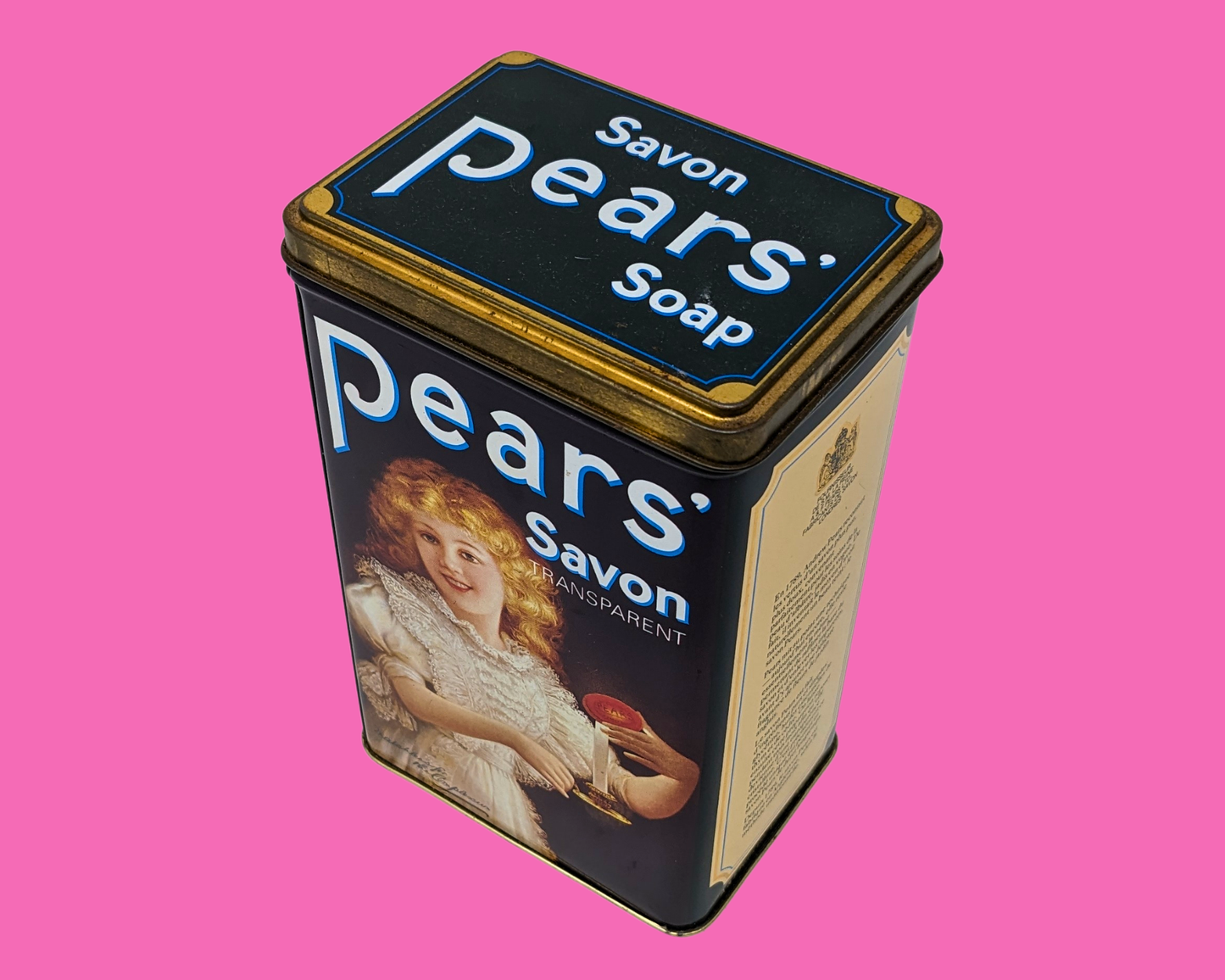 Vintage 1990's Pears' Savon Tin Box