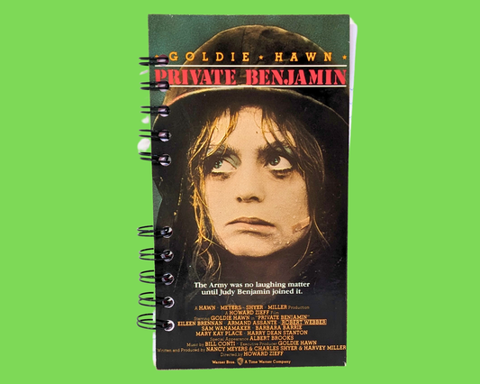 Private Benjamin VHS Movie Notebook