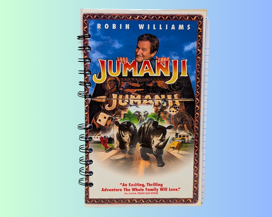 Jumanji VHS Movie Notebook