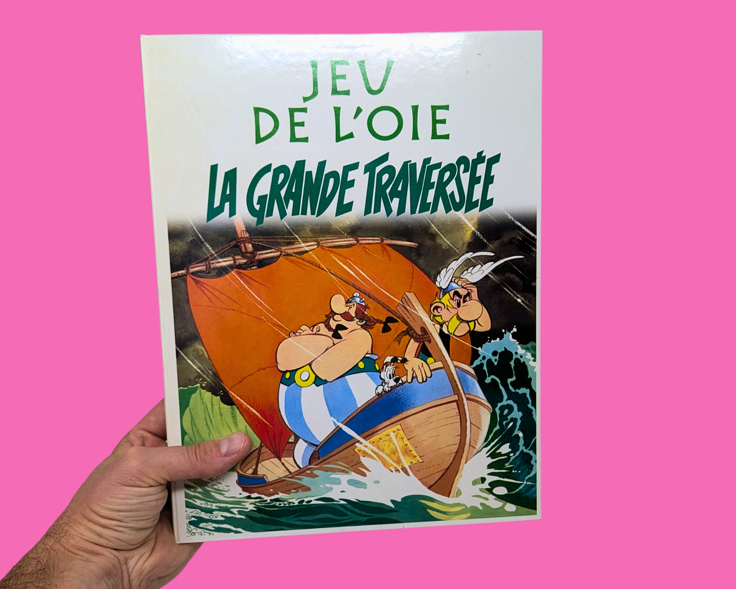 Vintage 1990's Astérix et Obélix Jeu de l'Oie, La Grande Traversée Board Game