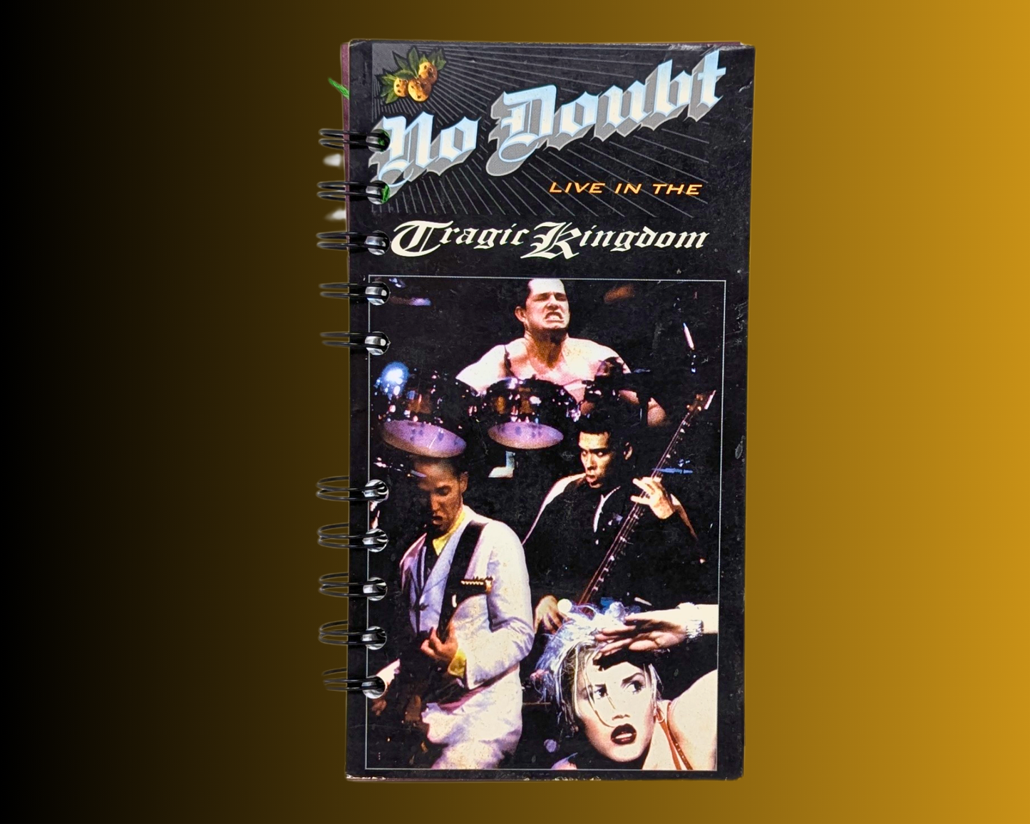 No Doubt, Live in the Tragic Kingdom VHS Movie Notebook