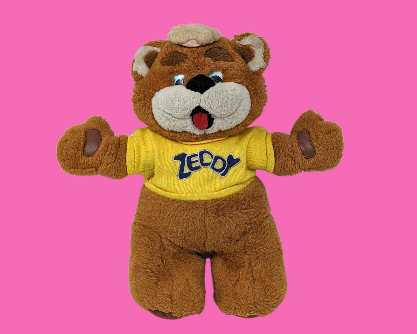 Jouet en peluche Zeddy, Zellers Mascott vintage des années 1990