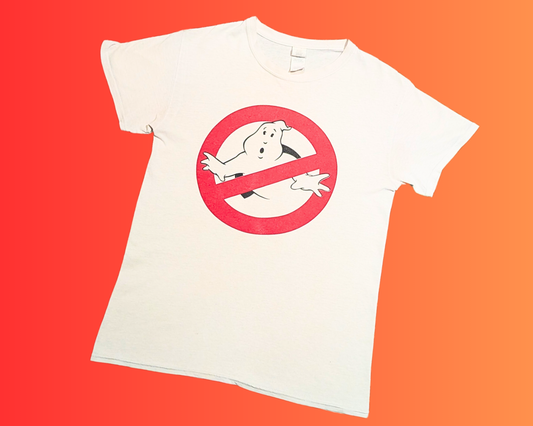 Vintage 1990's Ghostbusters White T-Shirt Size S