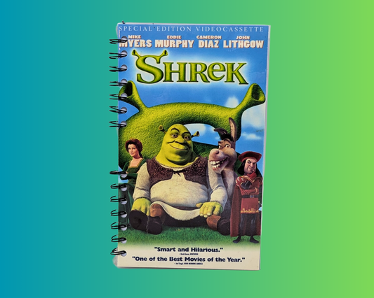 Shrek VHS Movie Notebook