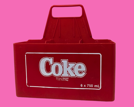 Vintage 1990's Plastic Coca Cola Bottles Holder